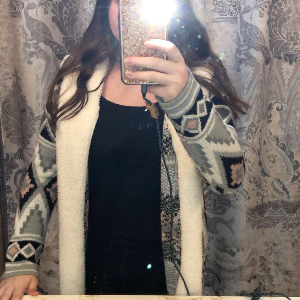 Patterned Cardigan